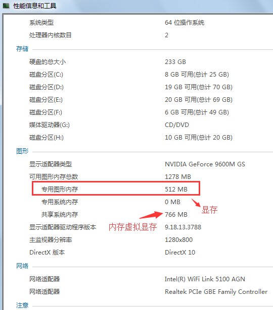 请问下怎么看显卡的显存~