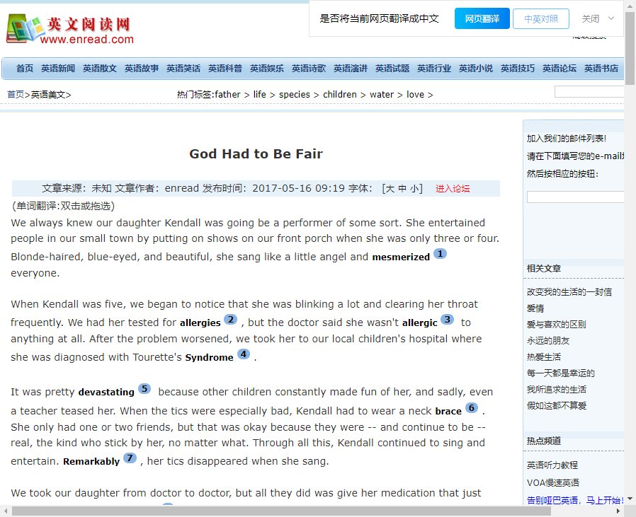 怎么样可以把一个英文网站翻译成中文?