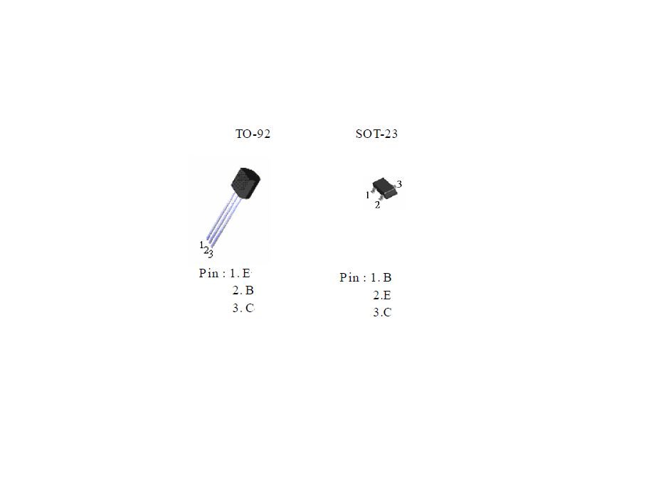 求9014三极管引脚图