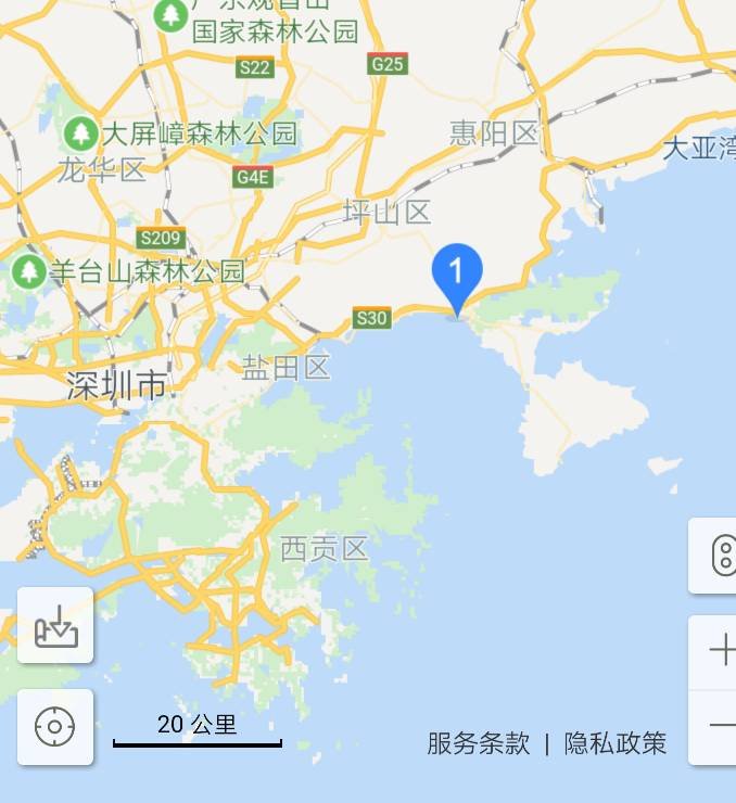 官湖角属于大鹏半岛吗?