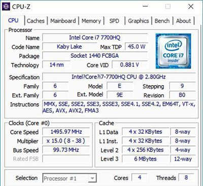 笔记本的i7-7700HQ处理器在i7系列里算什么级别的