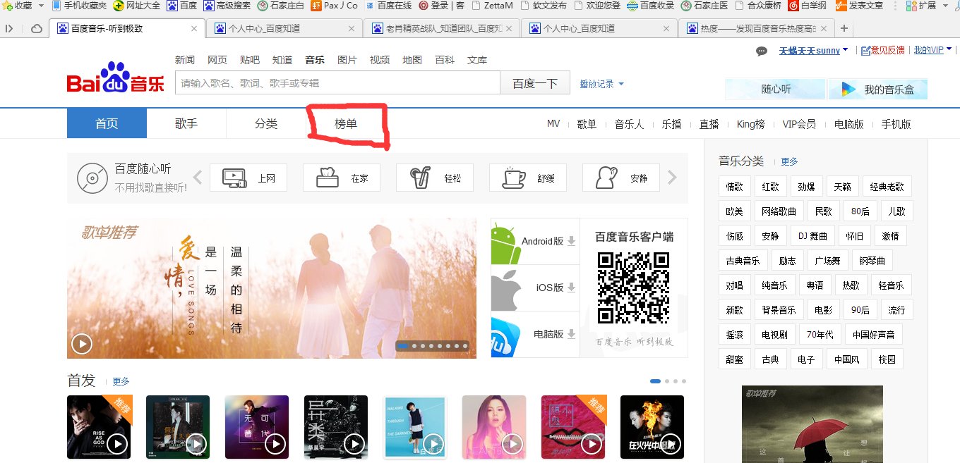 热度——发现百度音乐热度高的歌曲都很好听，如何找热度高的歌曲？