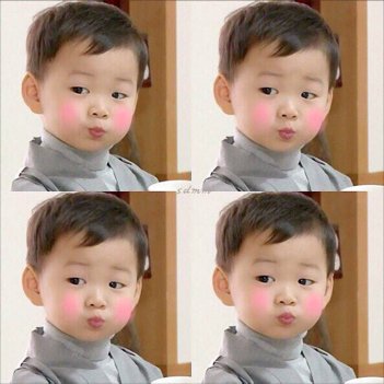 谁有这个小孩的萌图！好像是个韩国小孩。。。。