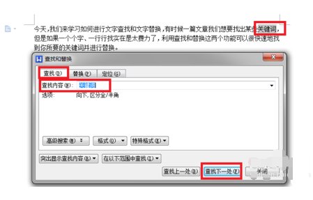 wps查找和替换功能在哪里