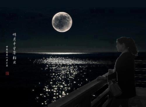 “明月千里寄相思”的前一句和后一句分别是什么？