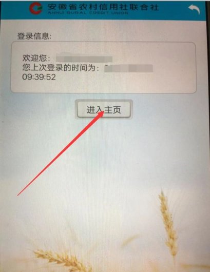 安徽农村信用社手机银行怎么登录