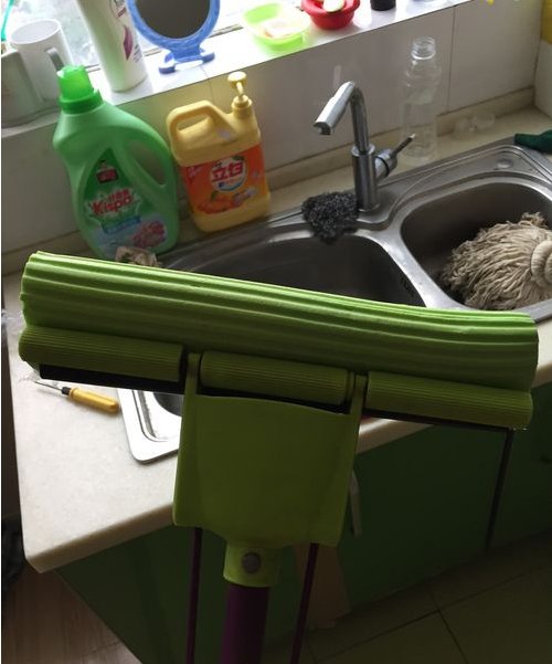 急！妙洁的拖把头怎么替换？？