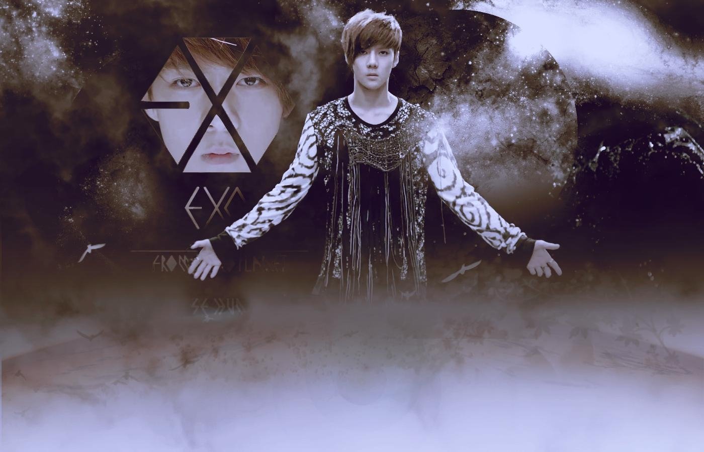 EXO-k吴世勋的壁纸桌面大图！！谢谢了哈，越多越好。