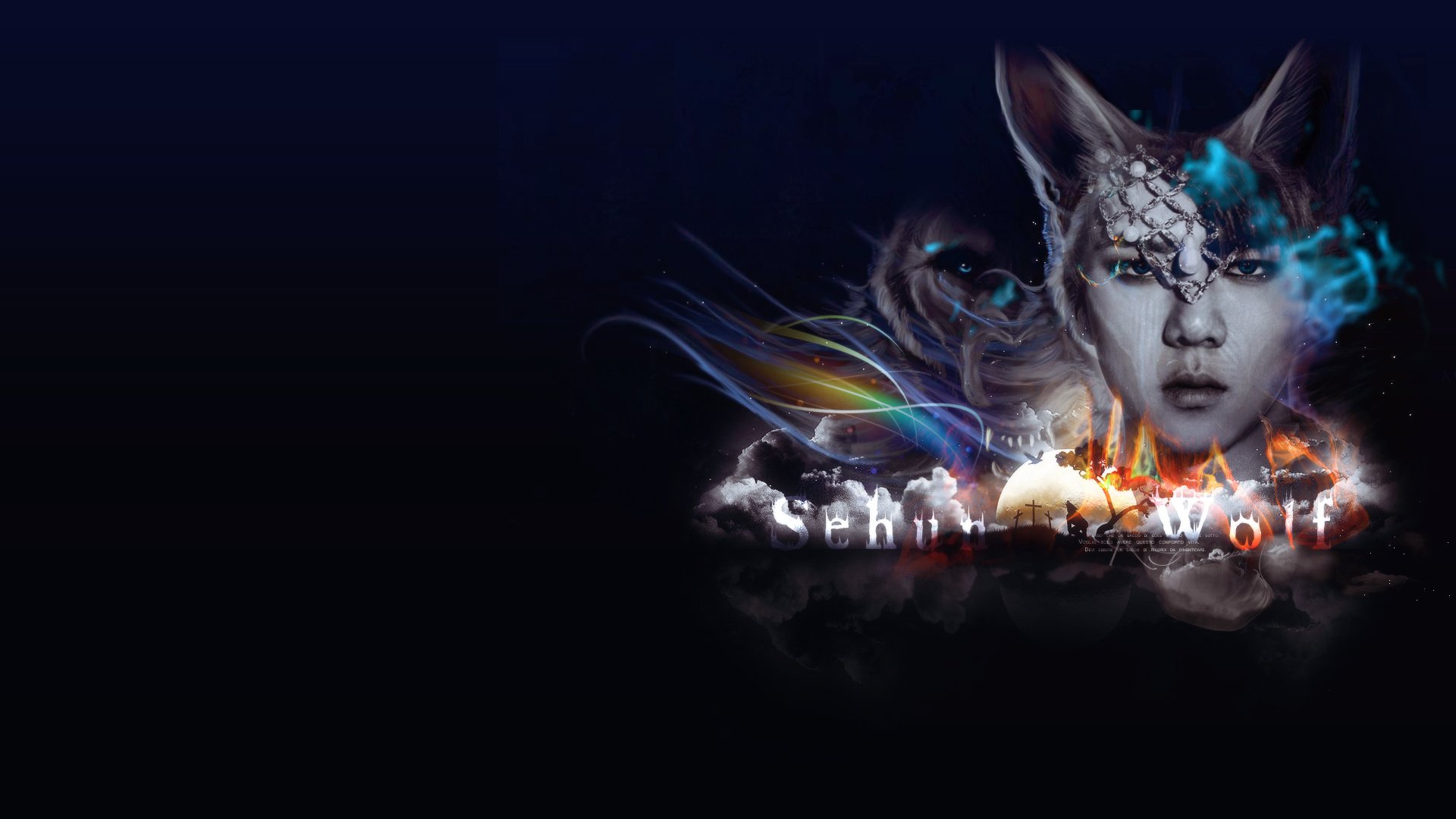 EXO-k吴世勋的壁纸桌面大图！！谢谢了哈，越多越好。