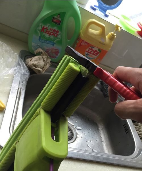 急！妙洁的拖把头怎么替换？？
