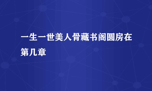 一生一世美人骨藏书阁圆房在第几章