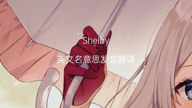 shelby是什么意思?