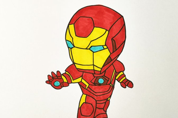 钢铁侠马克44怎么画