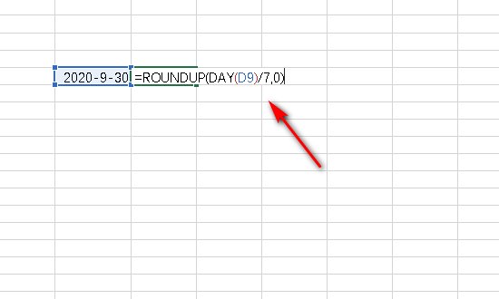 如何计算当月是第几周？