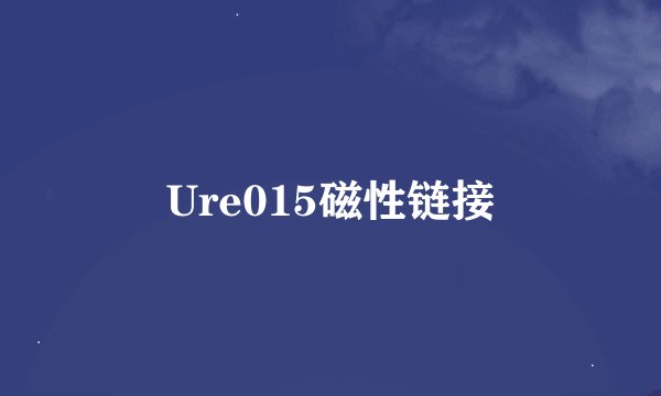 Ure015磁性链接