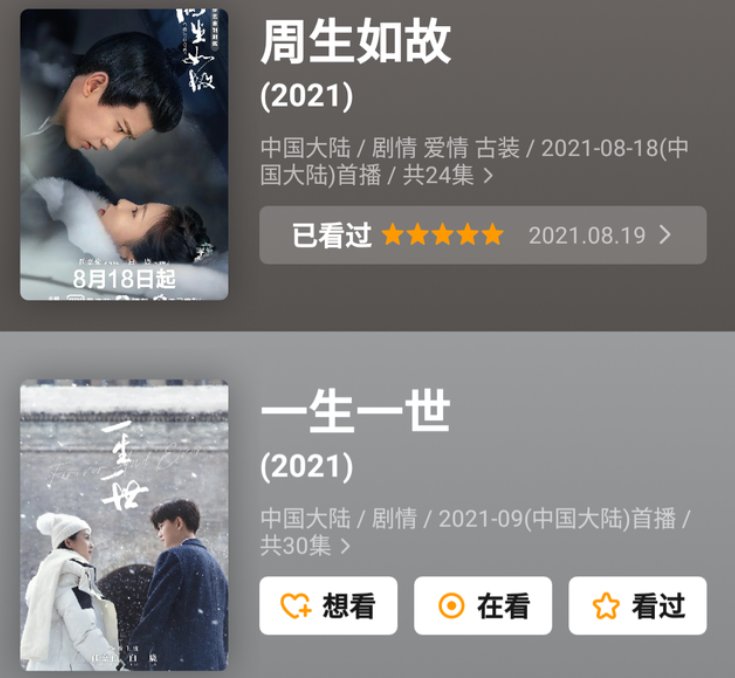 周生如故和一生一世是一部剧吗