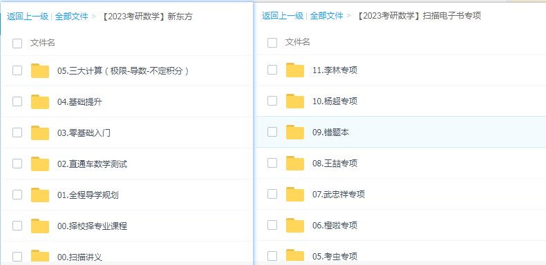 求杨超考研数学基础班的视频