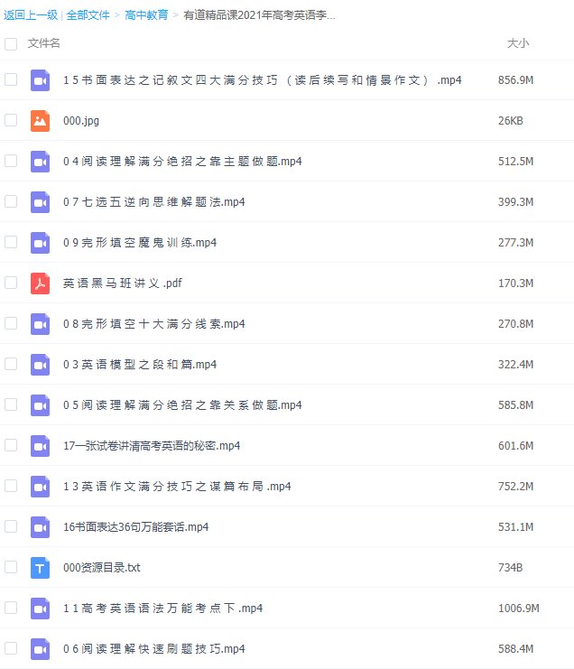 急求星火英语听力第一教材（高考） 听力音频下载！