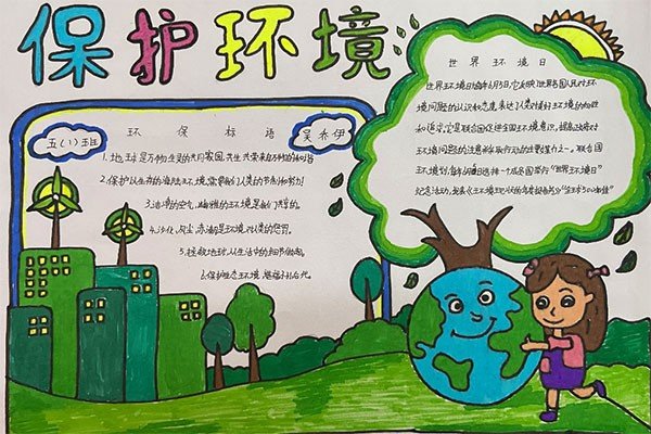 绿色环保的手抄报内容