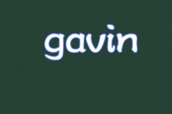 gavin是男名还是女名