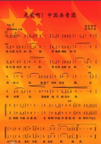 中国共青团团歌是什么？