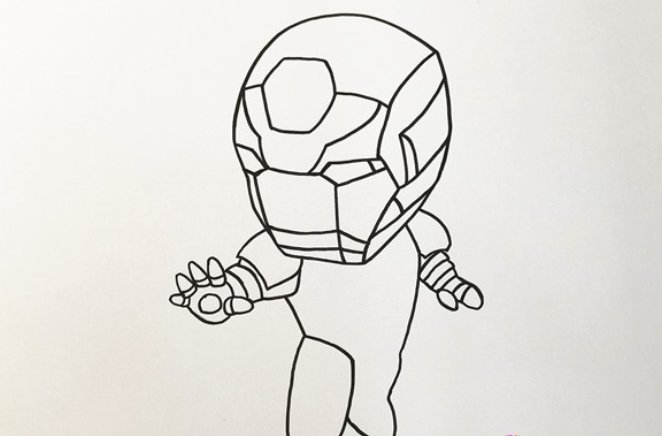 钢铁侠马克44怎么画