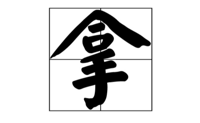 一人一张口，口下长只手，打一字的谜底是什么？