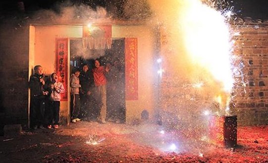 什么的鞭炮声 如何填写？