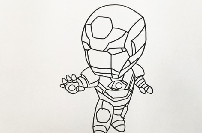 钢铁侠马克44怎么画