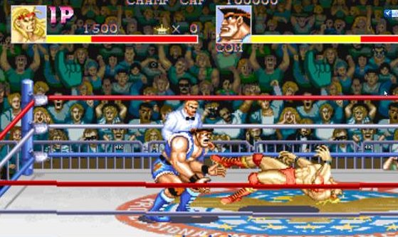 街机游戏摔跤霸王出招表