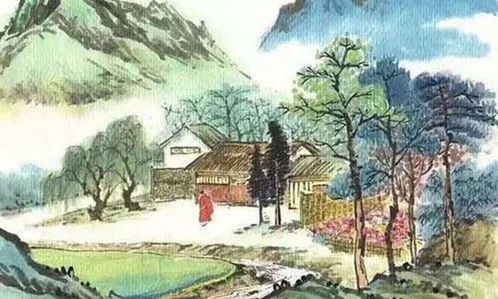 一水护田将绿绕，两山排闼送青来。