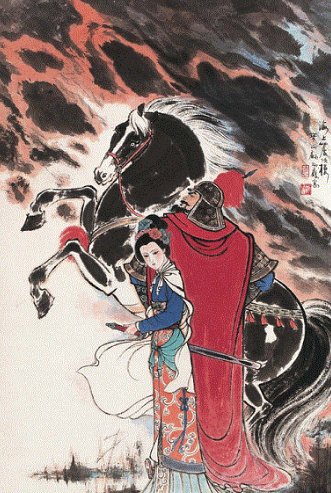 虞姬虞姬奈若何的前几句是什么?