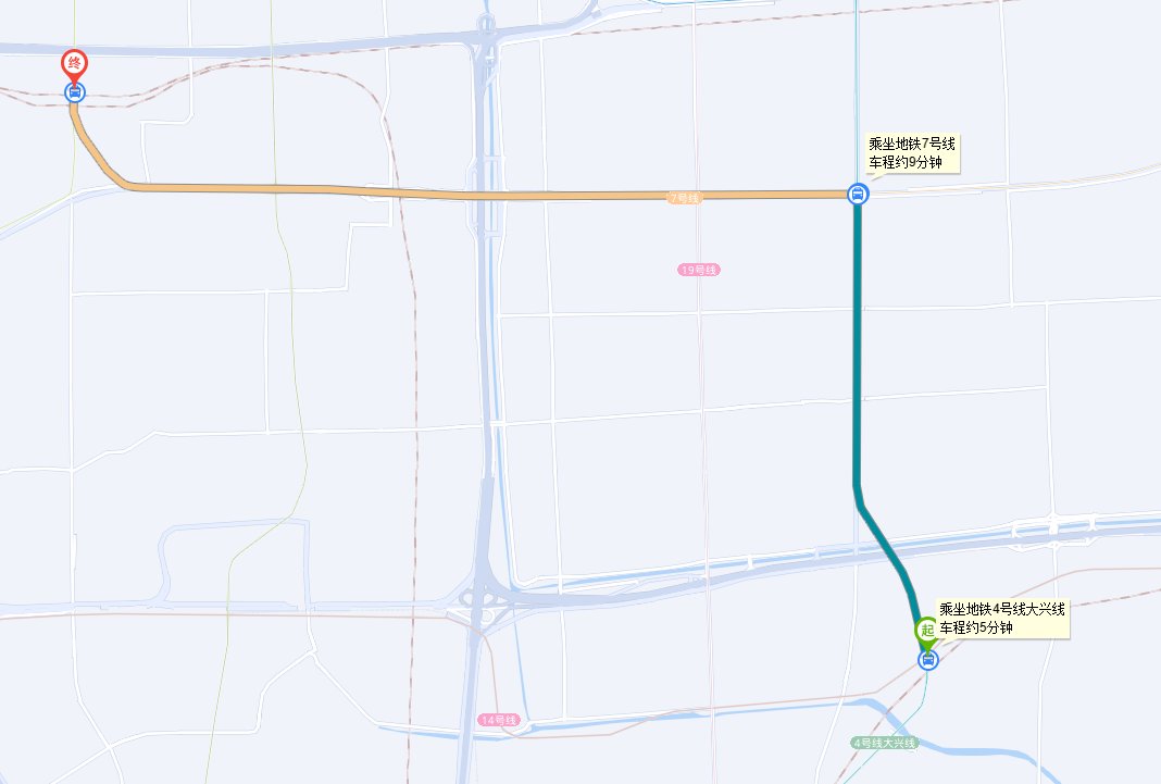 北京南站到西站坐地铁要多少时间？