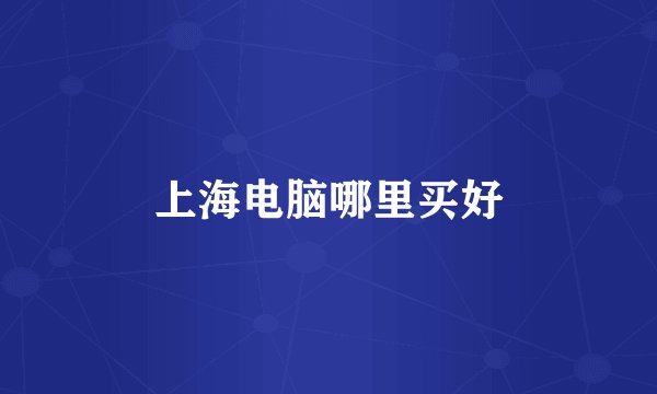 上海电脑哪里买好