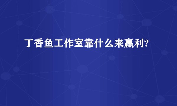 丁香鱼工作室靠什么来赢利?