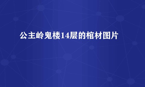 公主岭鬼楼14层的棺材图片