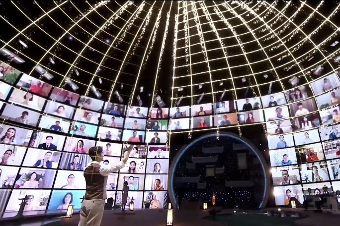 千人通过5G视频连线一同背诗,他们背的是什么诗?