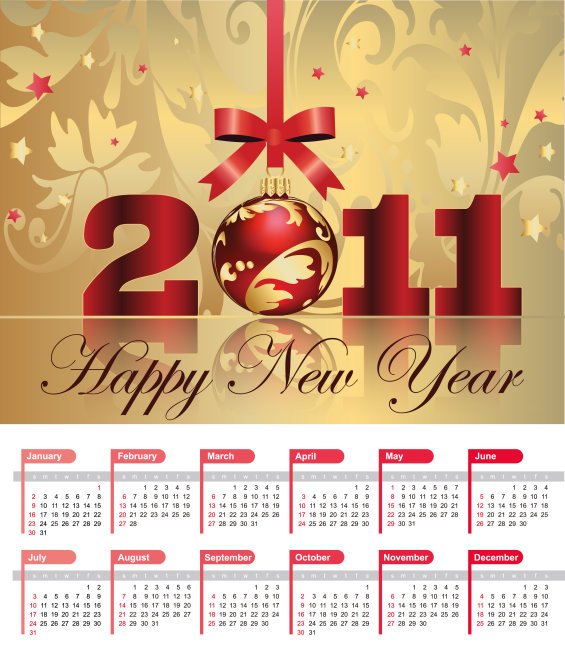 2011年用英语怎么说？