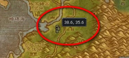 请问魔兽世界中虎王邦加拉什在哪里 能给我发个图 说个坐标吗