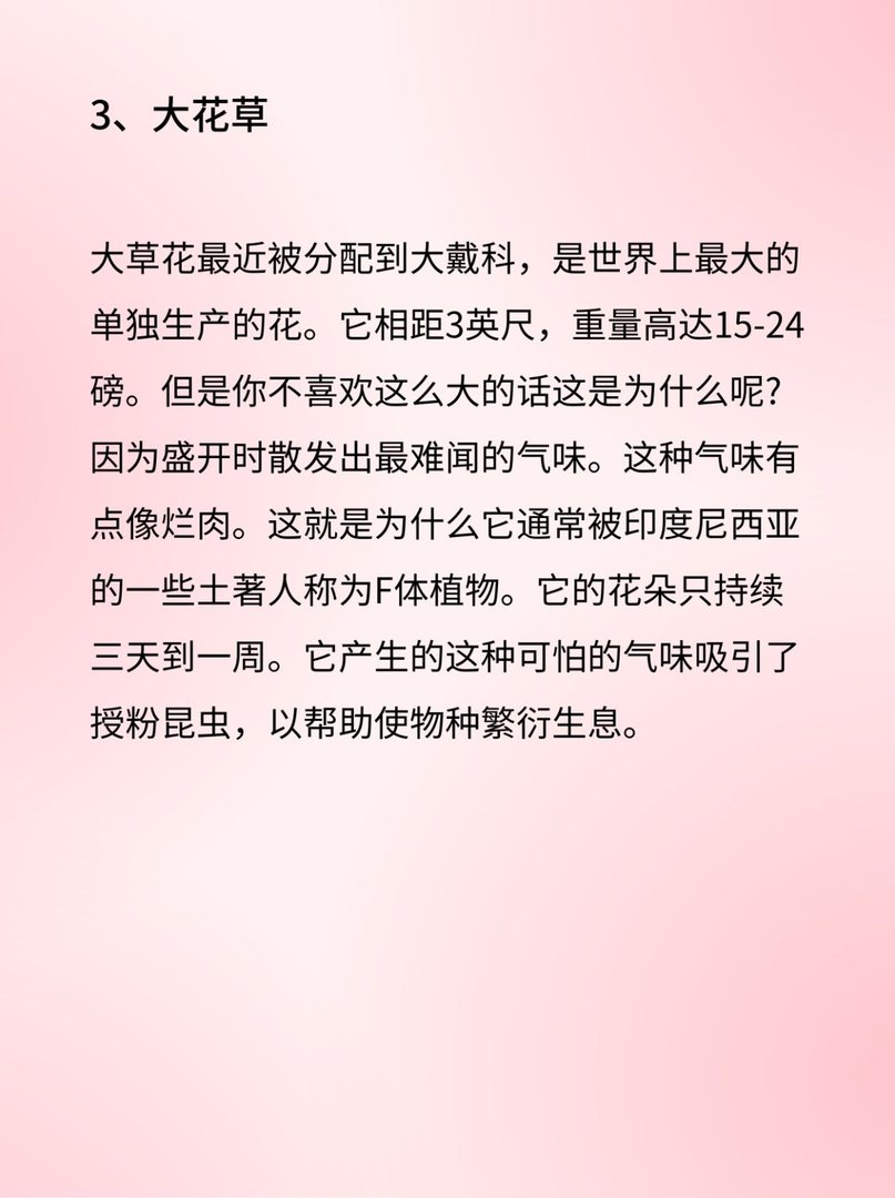 稀奇古怪的植物你知道吗