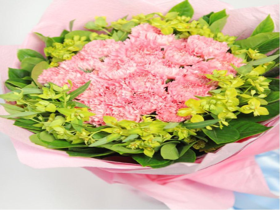 收到儿子鲜花的心情说说