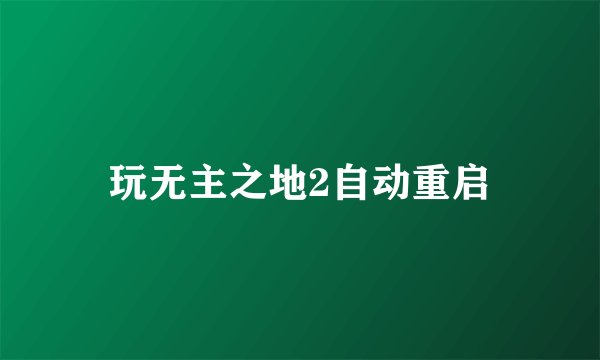 玩无主之地2自动重启