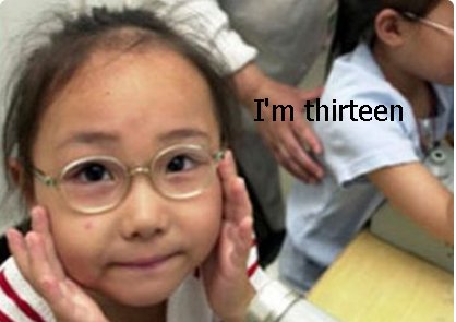 我十三岁用英语怎么说
