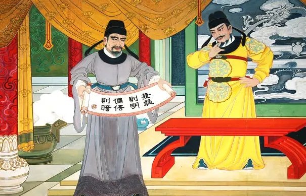 虽董之以严刑，振之以威怒的意思？