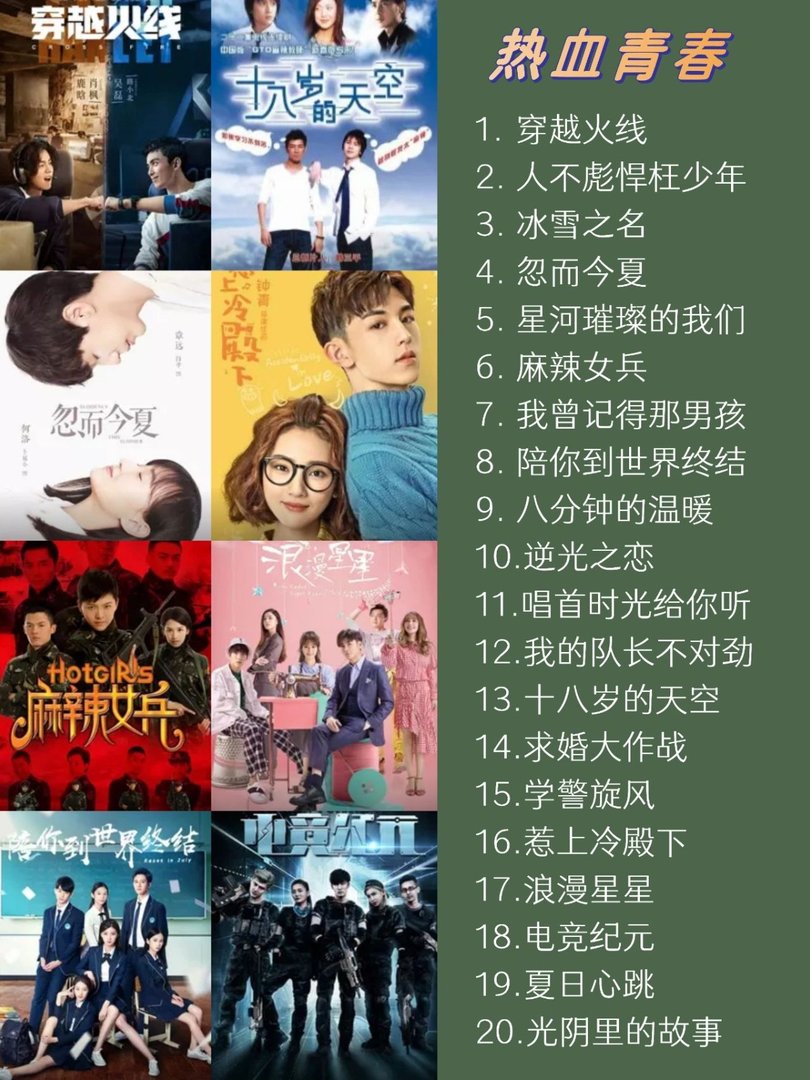 学生党剧荒可以看到百部好剧