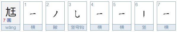 九王组合起来是什么字?