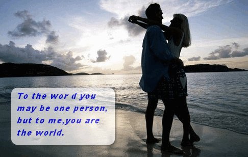 you are the world什么意思？