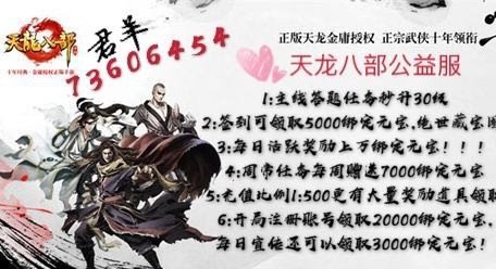 天龙八部SF十大家族