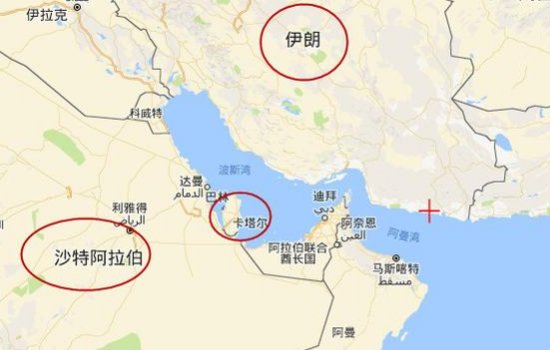 卡塔尔地理位置