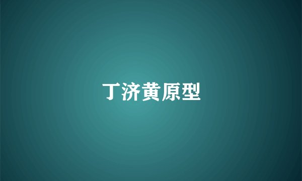 丁济黄原型